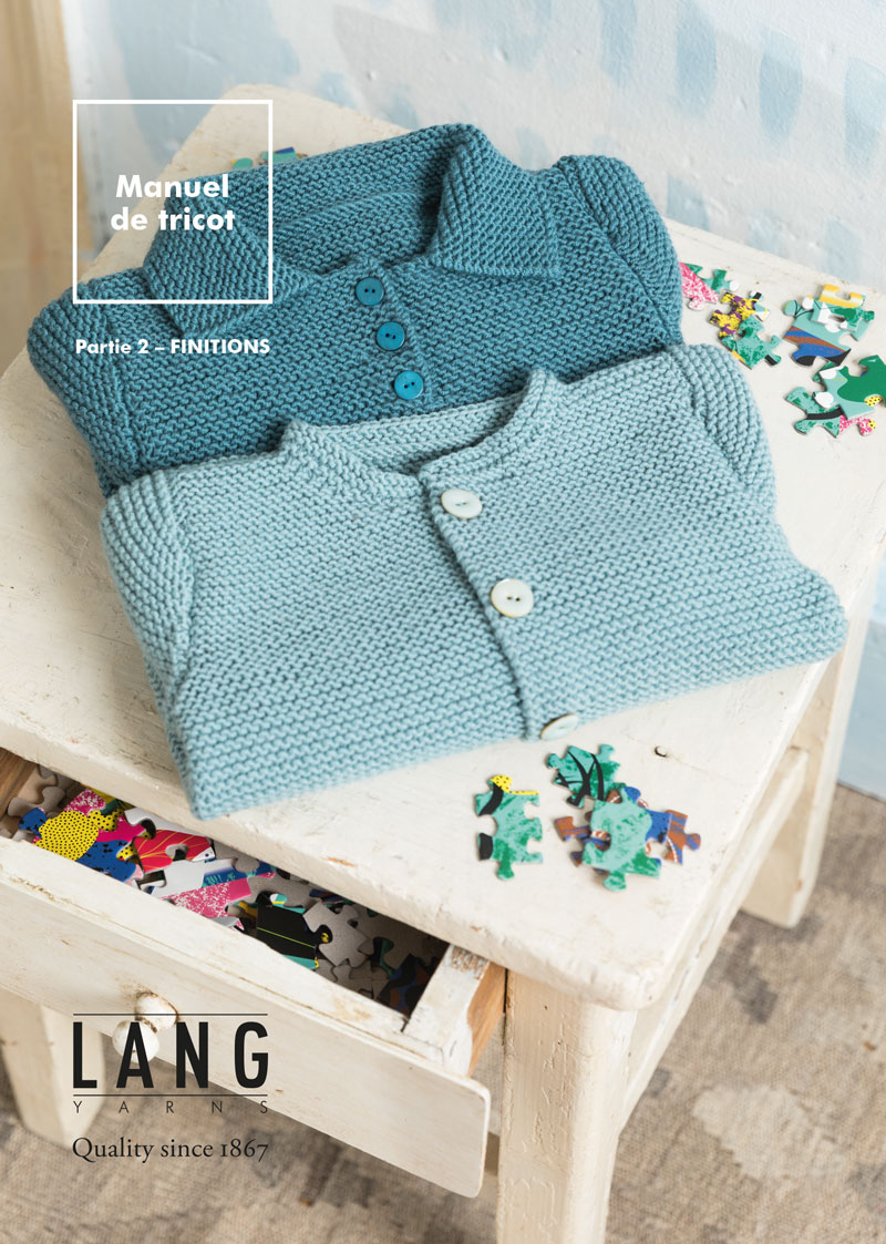 LANGYARNS Livres Manuel de tricot - les finitions de LANGYARNS